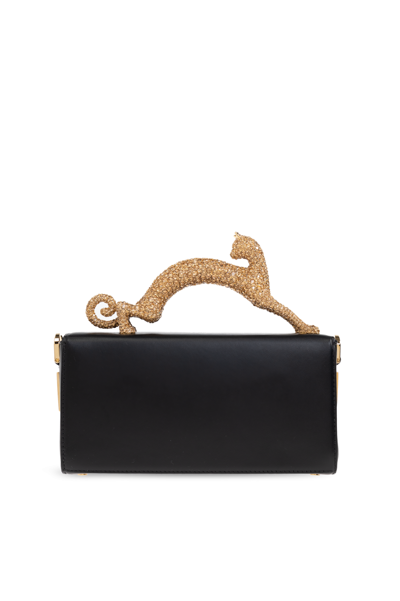 ショルダーバッグ・ポシェット Lanvin Pencil Cat Nano Handbag In Black Leather 20072000_45208121_600.jpg